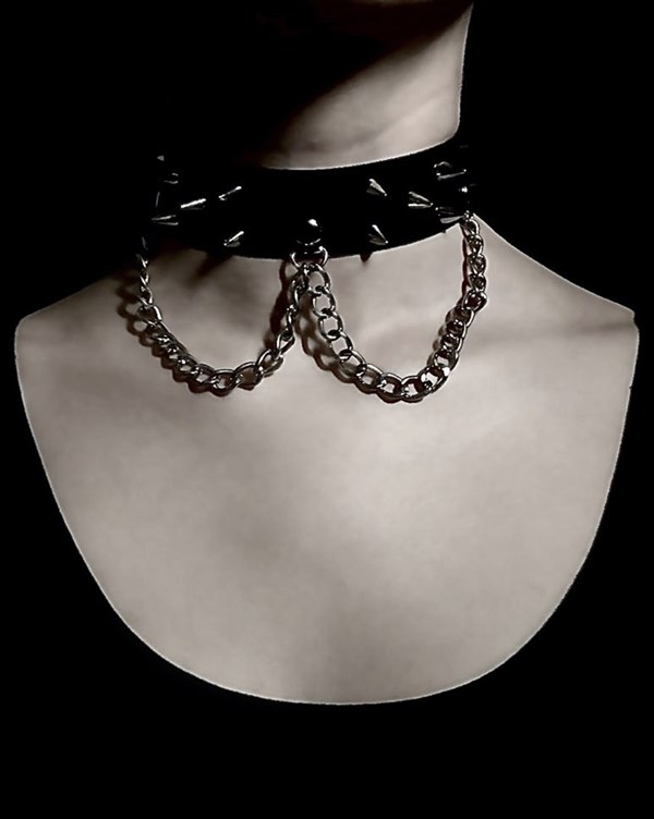 CHOKER Handmade Gothic Style Ring Chain