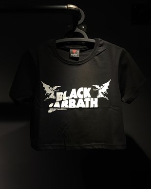 BLACK SABBATH  Kadın Crop  T-Shirt