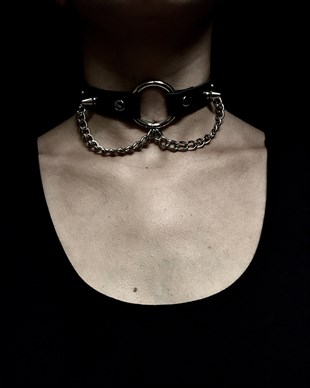 CHOKER Handmade Gothic Style Ring Chain 