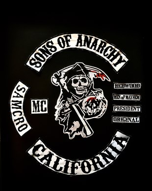 SONS OF ANARCHY  Back Patch